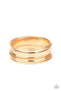 Paparazzi Sahara Shimmer - Gold Bracelet