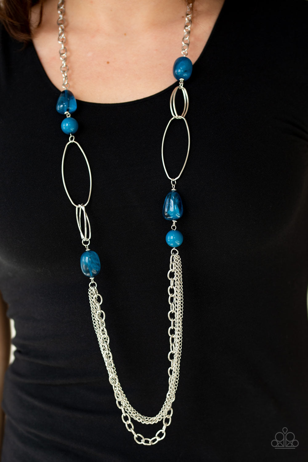 Paparazzi Pleasant Promenade - Blue Necklace - Avastrinkets LLC