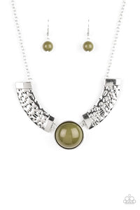 Paparazzi Egyptian Spell - Green Necklace - Avastrinkets LLC