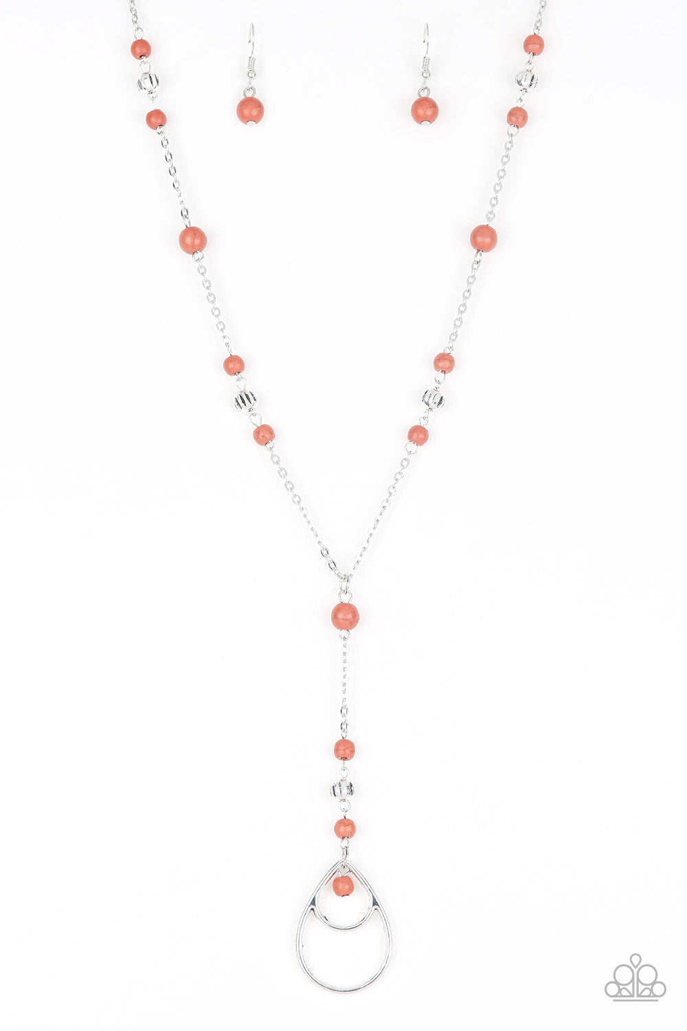 Paparazzi Sandstone Savannahs - Orange Necklace - Avastrinkets LLC