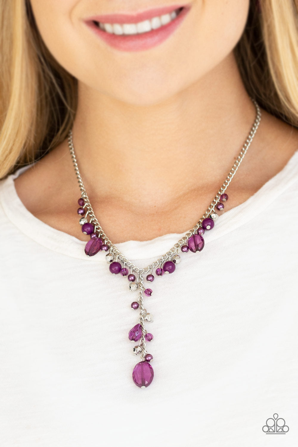 Paparazzi Crystal Couture - Purple Necklace - Avastrinkets LLC