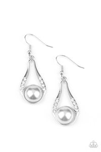 Paparazzi HEADLINER Over Heels - Silver Earrings - Avastrinkets LLC