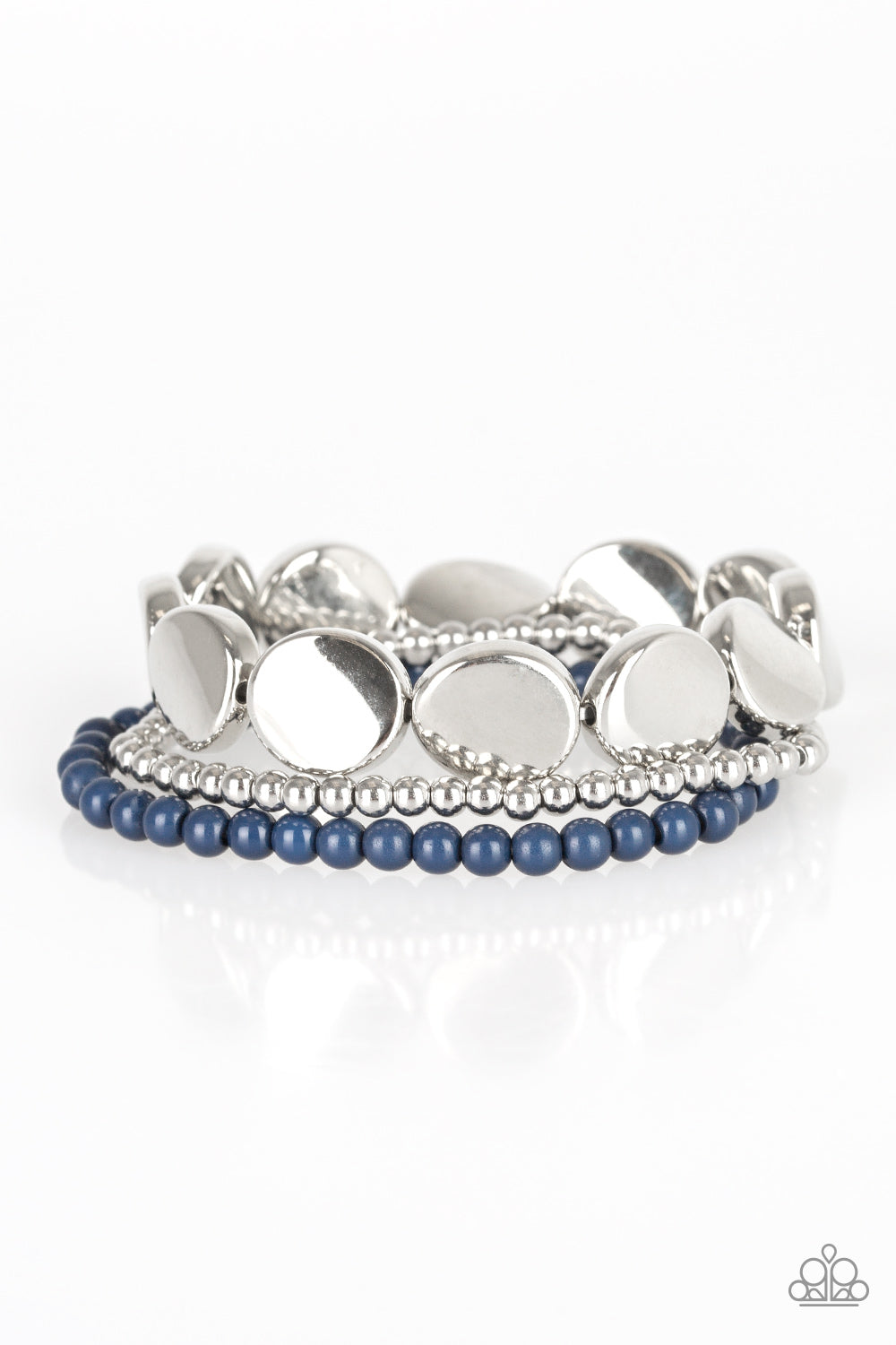 Paparazzi Beyond The Basics - Blue Bracelet - Avastrinkets LLC