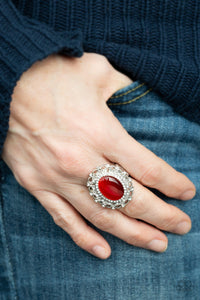 Paparazzi BAROQUE The Spell - Red Ring