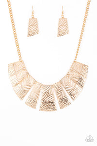 Paparazzi Jungle Cat Jam - Gold Necklace - Avastrinkets LLC