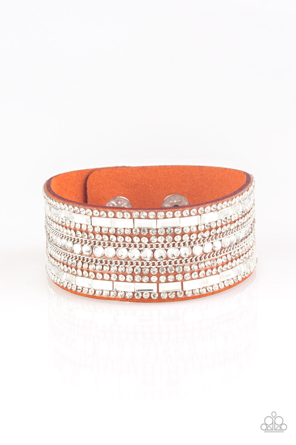 Paparazzi Rebel Radiance - Orange Wrap Bracelet - Avastrinkets LLC