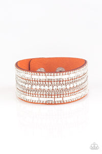 Paparazzi Rebel Radiance - Orange Wrap Bracelet - Avastrinkets LLC