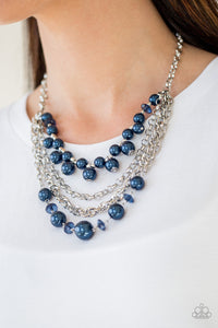 Paparazzi Rockin Rockette - Blue Necklace - Avastrinkets LLC