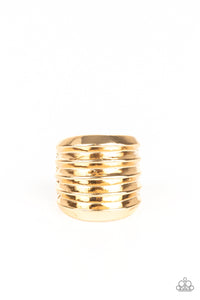 Paparazzi Hit Em Where It Hurts - Gold Ring