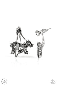 Paparazzi Deco Dynamite - Silver Earrings