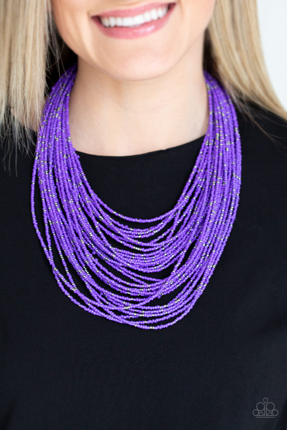 Paparazzi Rio Rainforest - Purple Seedbead Necklace