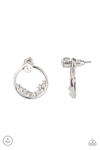 Paparazzi Rich Blitz - White Earrings - Avastrinkets LLC