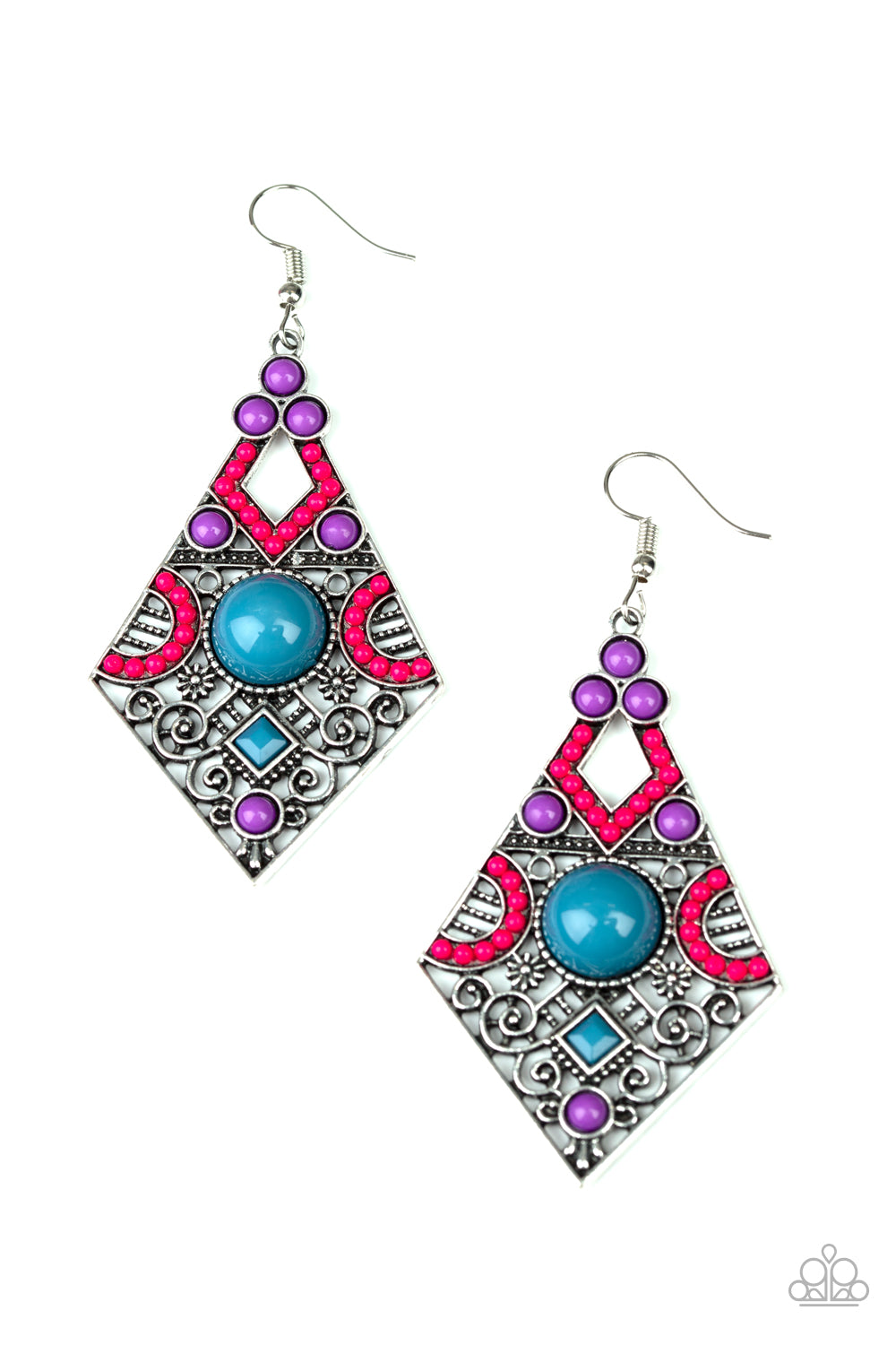 Paparazzi Malibu Meadows - Multi Earrings - Avastrinkets LLC