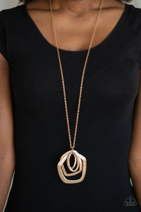 Paparazzi Urban Artisan - Gold Necklace - Avastrinkets LLC