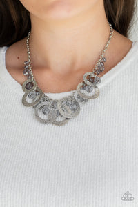 Paparazzi Turn It Up - Silver Necklace - Avastrinkets LLC