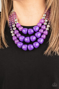 Paparazzi Forbidden Fruit - Purple Necklace