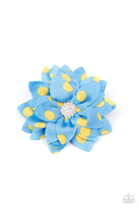 Paparazzi Silk Gardens - Blue HairClip Bow - Avastrinkets LLC