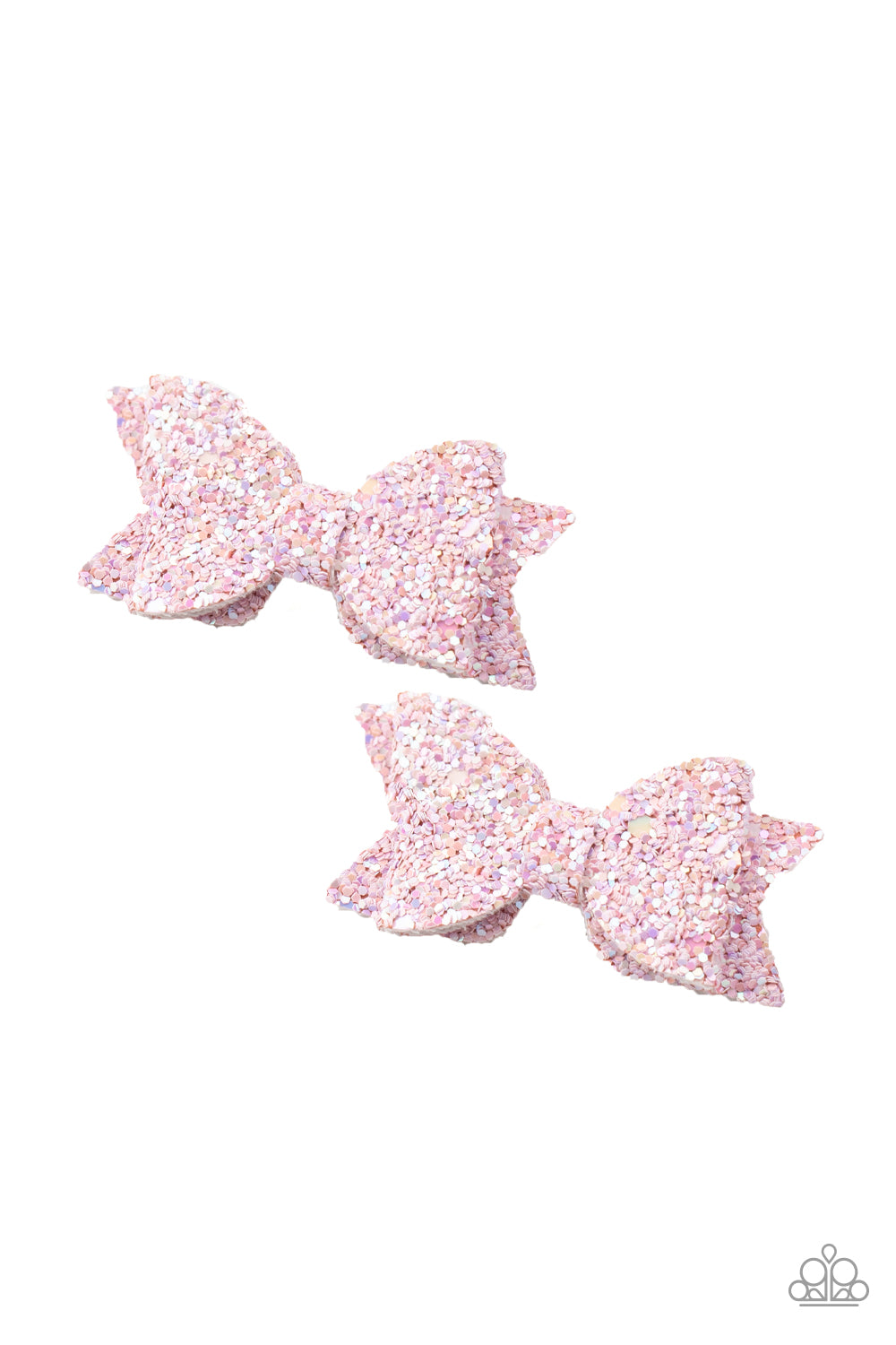 Paparazzi Sprinkle On The Sequins - Pink Bows Hairclip - Avastrinkets LLC