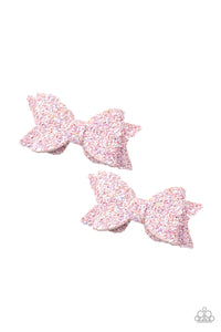 Paparazzi Sprinkle On The Sequins - Pink Bows Hairclip - Avastrinkets LLC