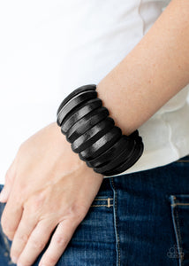 Paparazzi Colorfully Congo - Black Bracelet - Avastrinkets LLC