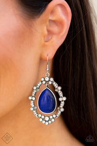 Paparazzi Icy Eden Earrings Blue - Avastrinkets LLC