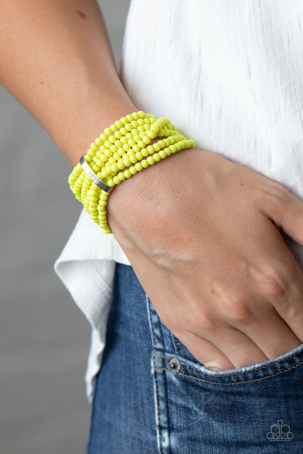 Paparazzi Thank Me LAYER - Yellow Bracelet - Avastrinkets LLC