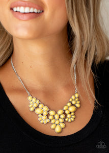 Paparazzi Bohemian Banquet - Yellow Necklace - Avastrinkets LLC