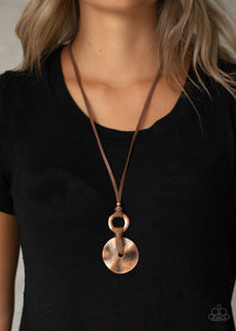 Paparazzi Nautical Nomad - Copper Necklace - Avastrinkets LLC