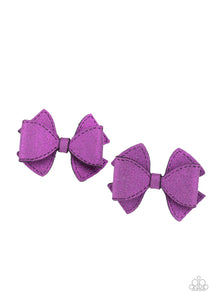 Paparazzi Dont BOW It Hair Accessories Purple Bow - Avastrinkets LLC