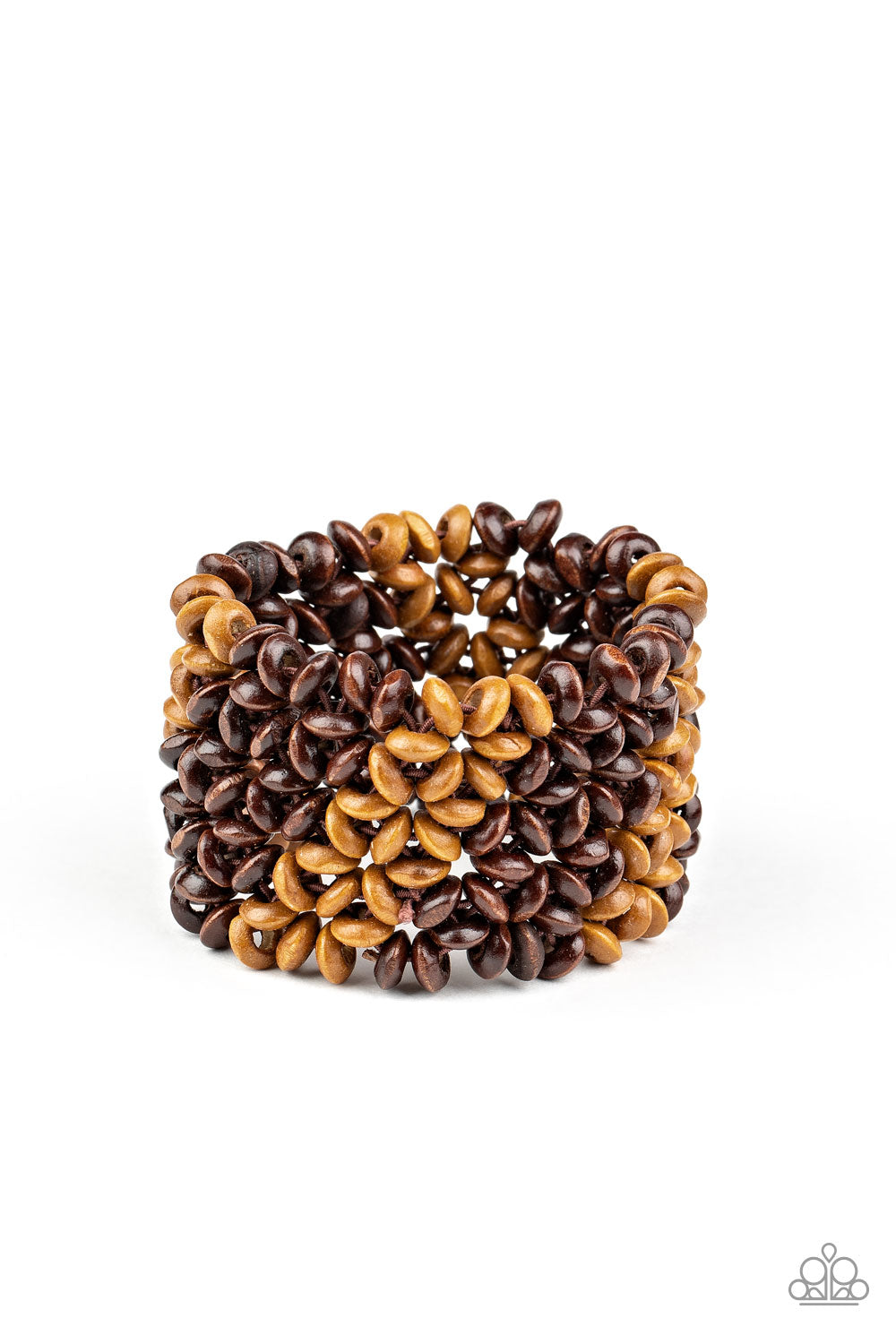 Paparazzi Island Expression - Brown Bracelet - Avastrinkets LLC