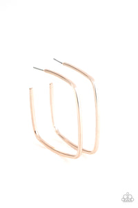 Paparazzi Brazen Beauty - Rose Gold Earrings - Avastrinkets LLC