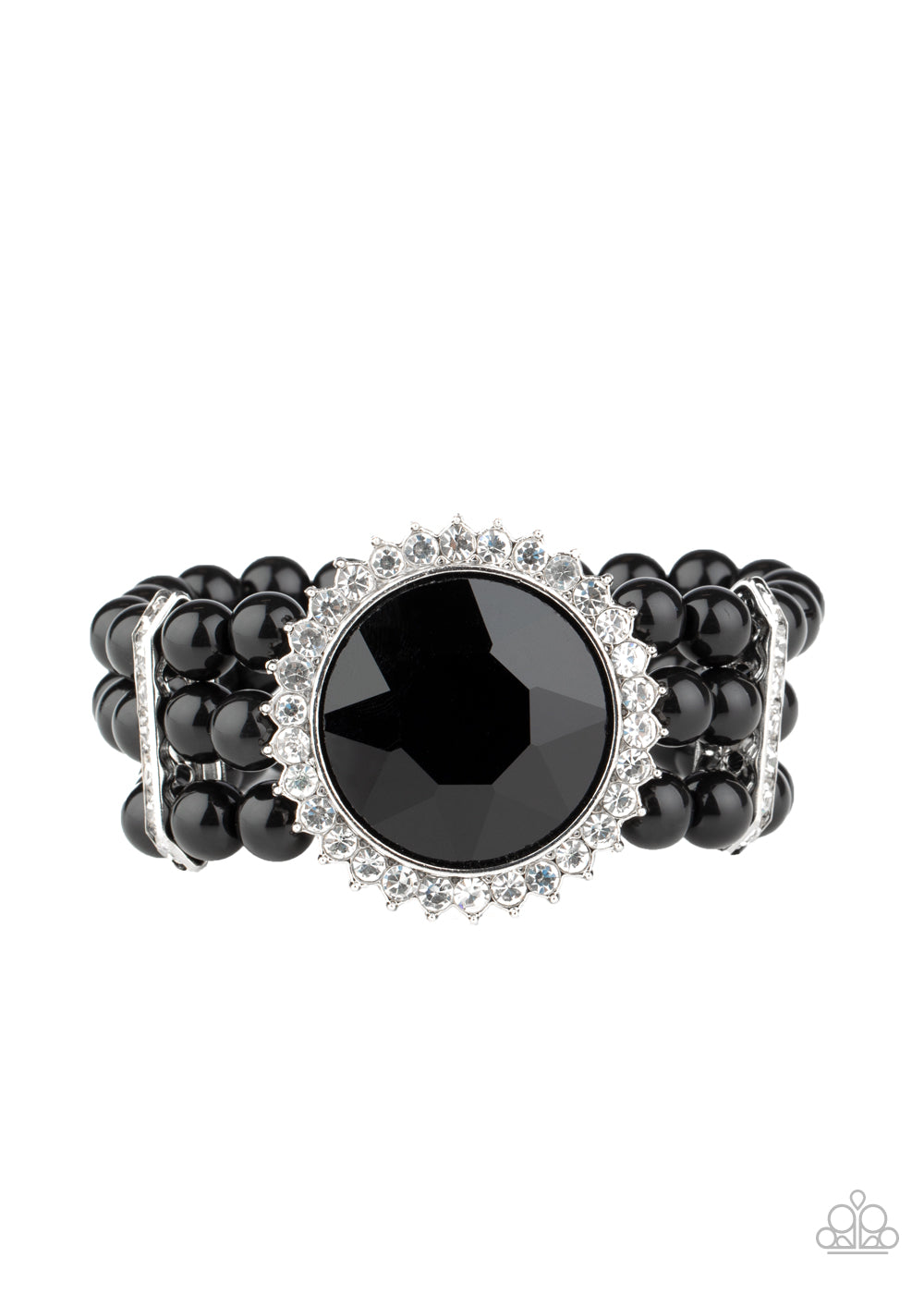 Paparazzi Speechless Sparkle - Black Bracelet - Avastrinkets LLC