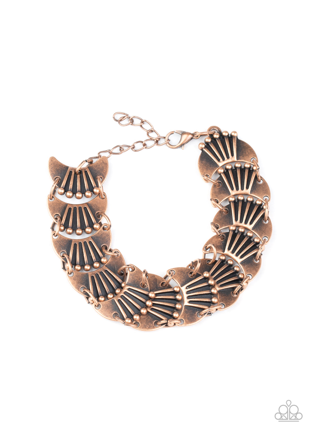 Paparazzi Moonlit Mesa - Copper Bracelet - Avastrinkets LLC