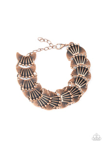 Paparazzi Moonlit Mesa - Copper Bracelet - Avastrinkets LLC