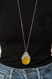 Paparazzi Tangled Gardens - Yellow Necklace - Avastrinkets LLC