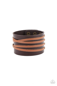 Paparazzi Pirate Plunder - Brown Bracelet