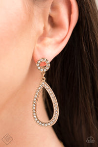 Paparazzi Regal Revival - Gold Earring