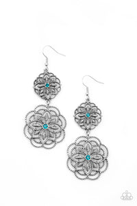 Paparazzi Mandala Mecca - Blue Earring