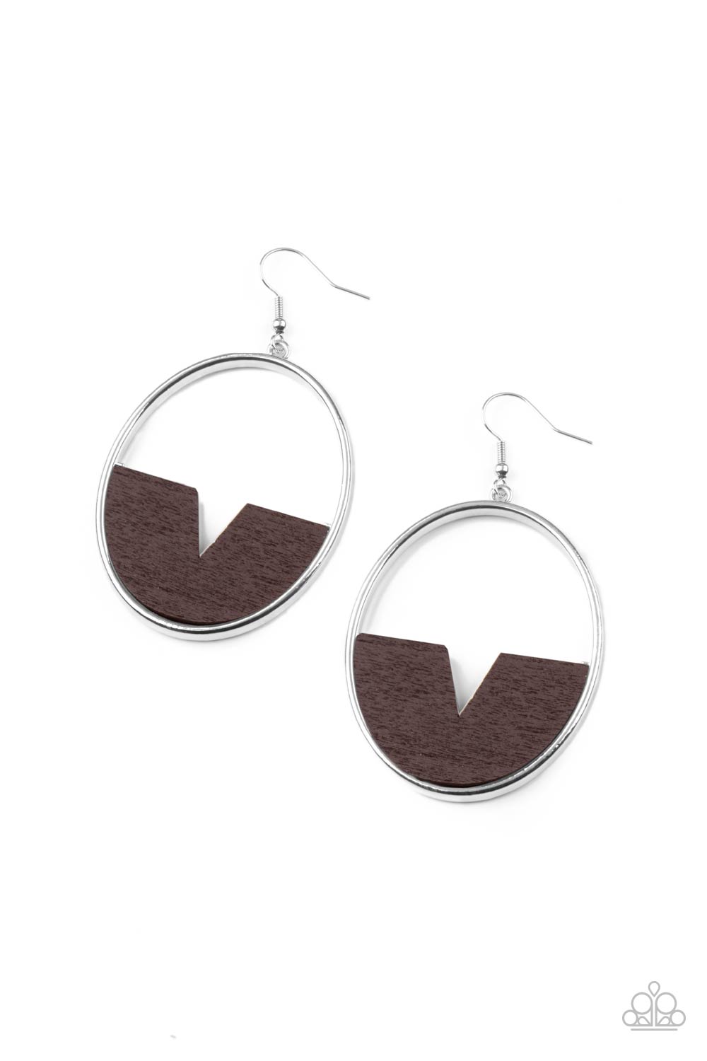 Paparazzi Island Breeze - Brown earrings