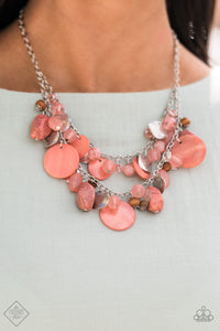 Paparazzi Spring Goddess - Orange Necklace