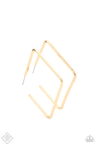 Paparazzi Material Girl Magic - Gold Hoop Earring