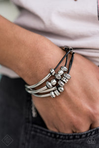 Paparazzi We Aim To Please - Black Bracelet