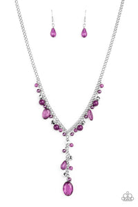 Paparazzi Crystal Couture - Purple Necklace - Avastrinkets LLC